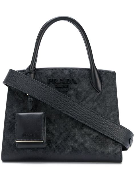 prada small paradigm tote bag|Farfetch Prada totes.